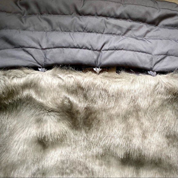 laundry by Shelli Segal grey/leopard winter coat - Picture 12 of 16